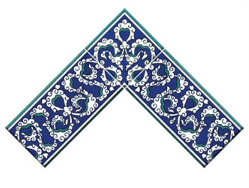 10 x 10 Çini Köşe Bordür 01