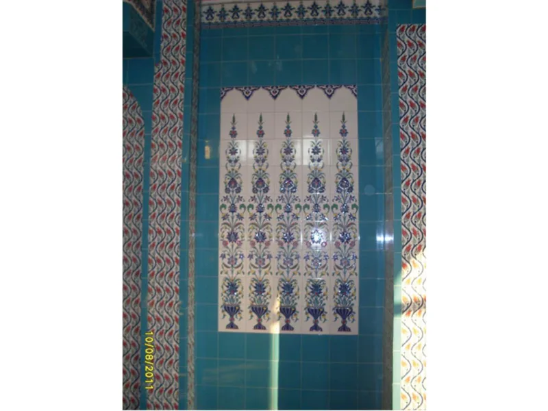 Cami İçi Çini Çalışması 04