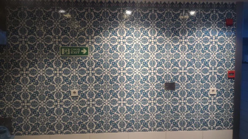 Cami İçi Çini Çalışması 31