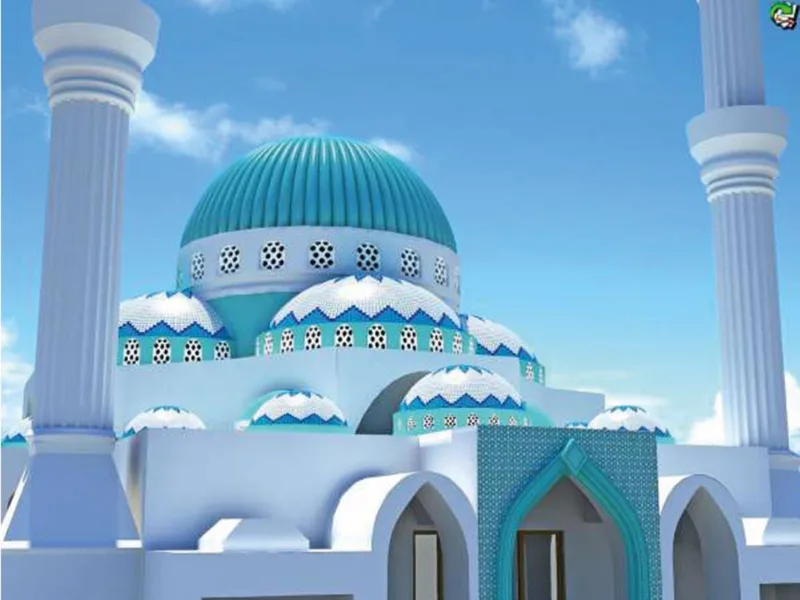Cami Çini Dış Cephe ve Kubbe 03
